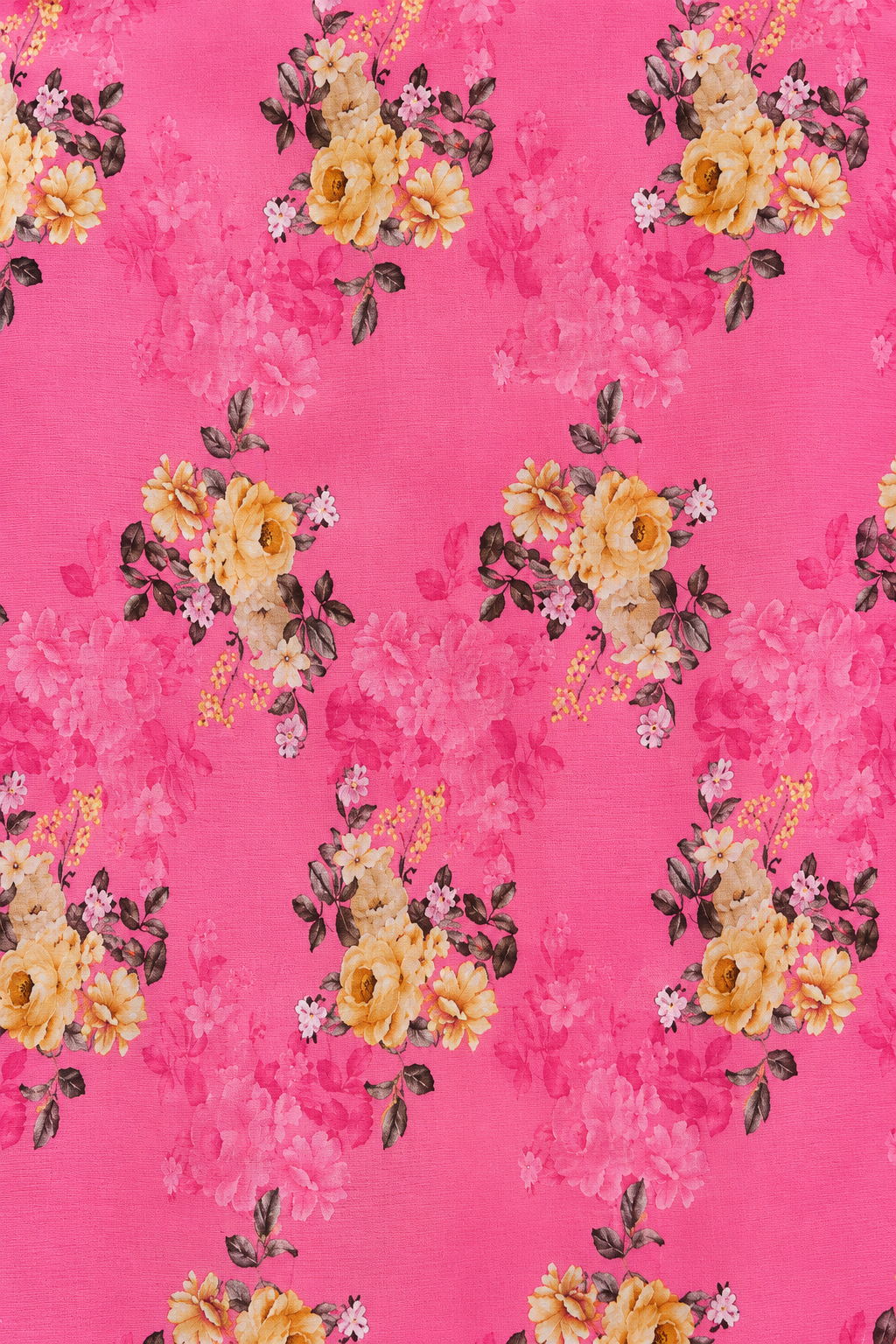 Pink Floral Printed Kameez with Matching Trouser